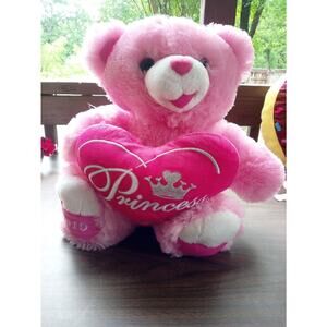DanDee Rare Sweetheart Teddy Princess Bear Pink 🩷 Pre Owned